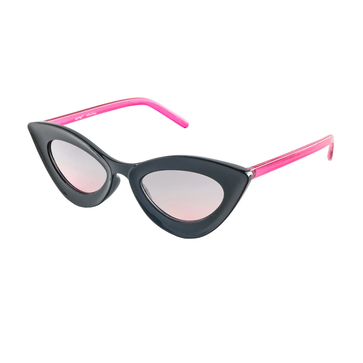 Hester - Cat-eye black Sunglasses for Women