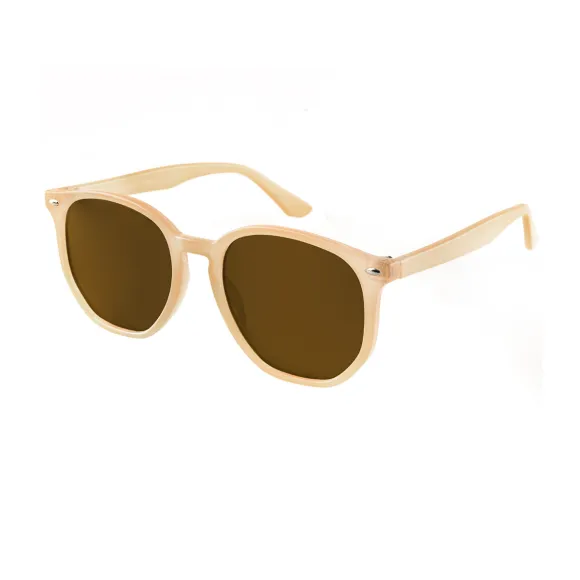 square amber sunglasses