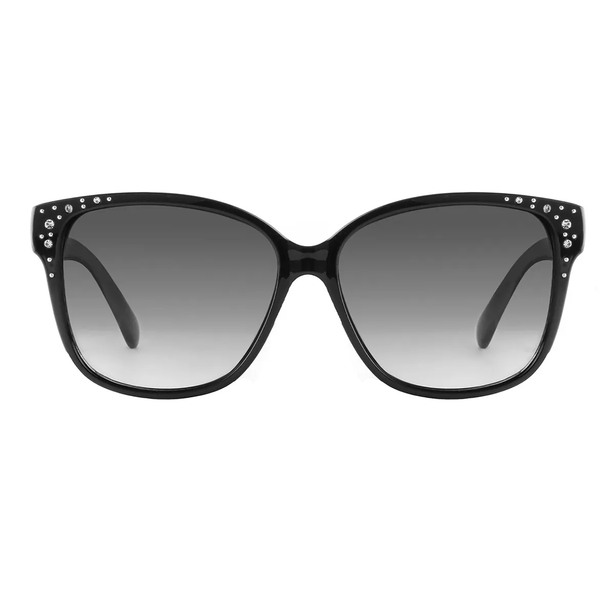 Classic Square Black  Sunglasses for Women