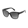 Ileana - Square Black Sunglasses for Women
