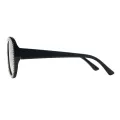 Emeline - Aviator Black Sunglasses for Women