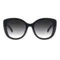 Abbey - Cat-eye Black Sunglasses for Women
