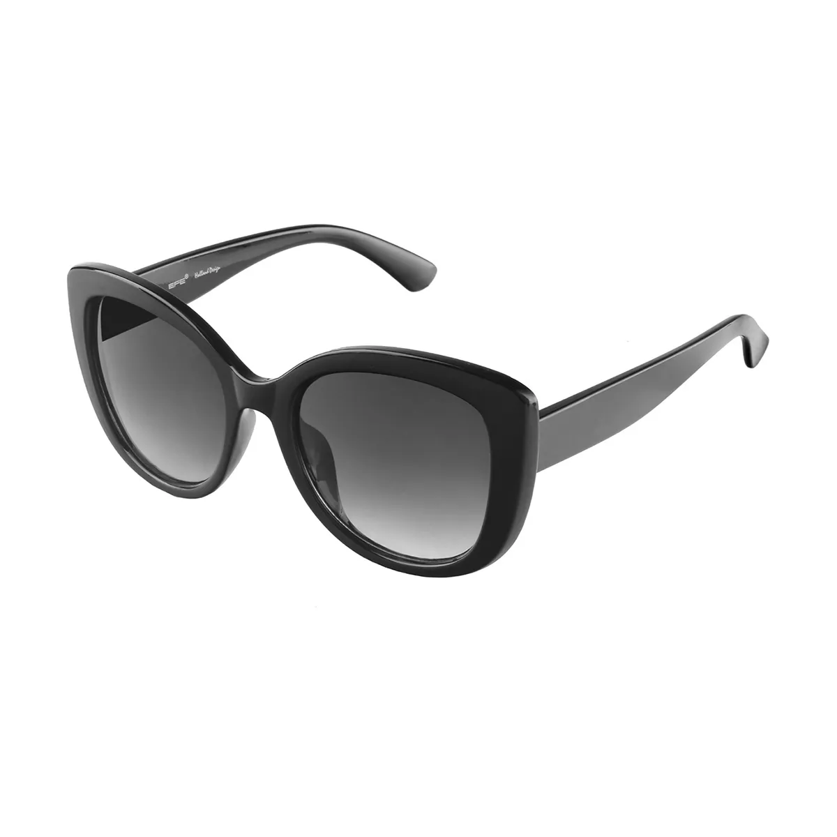 Abbey - Cat-eye Black Sunglasses for Women