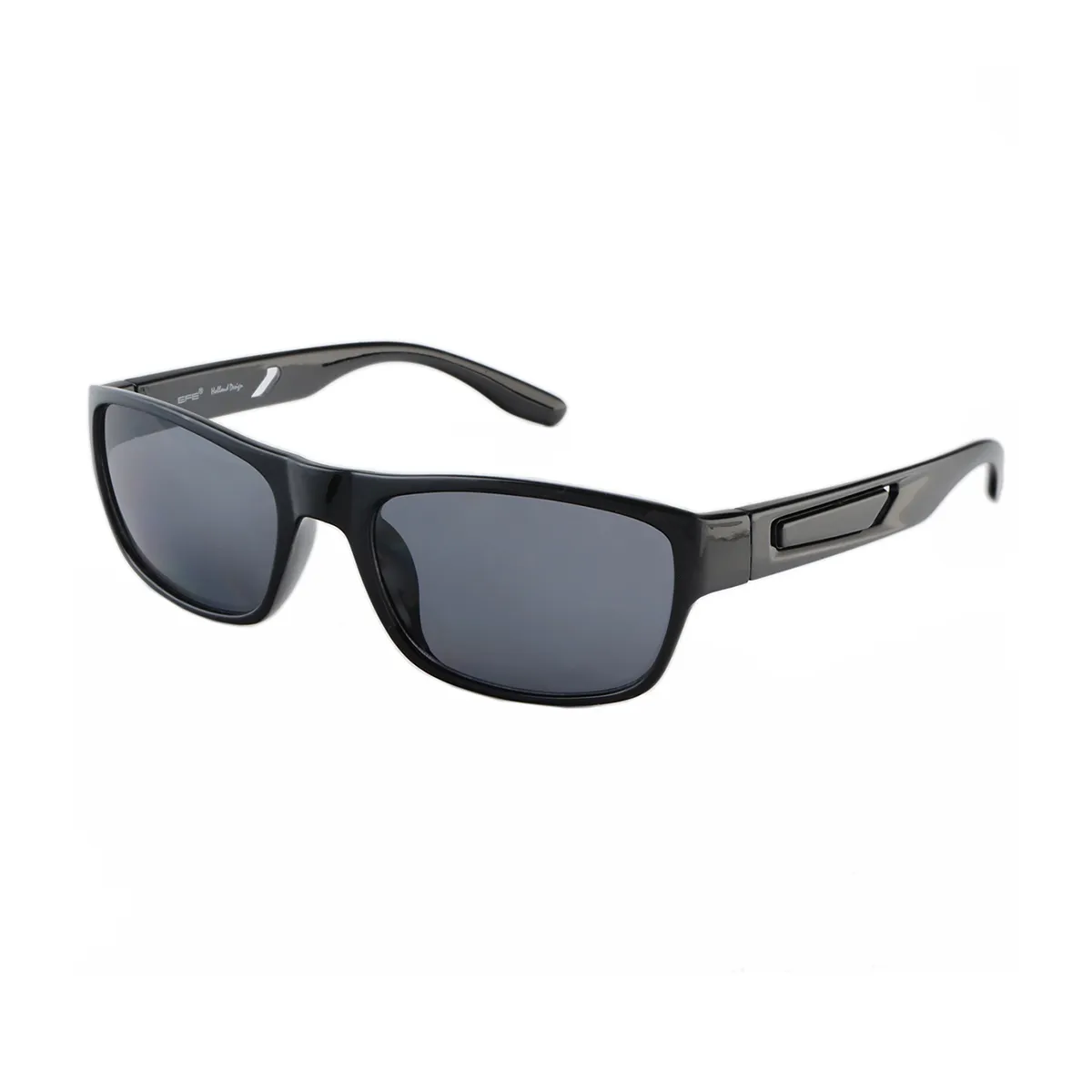 Jacques - Rectangle Black Sunglasses for Men
