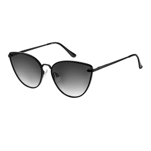 cat-eye black sunglasses