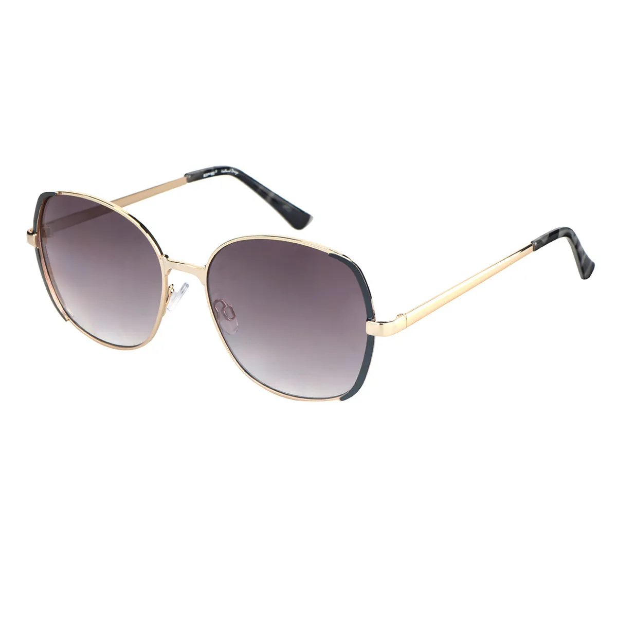 Robbie - Round Gold Sunglasses for Women