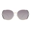 Robbie - Round Gold Sunglasses for Women