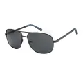 Alastair - Aviator Black Sunglasses for Men