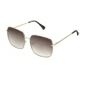 Agnes - Square Gold Sunglasses for Women