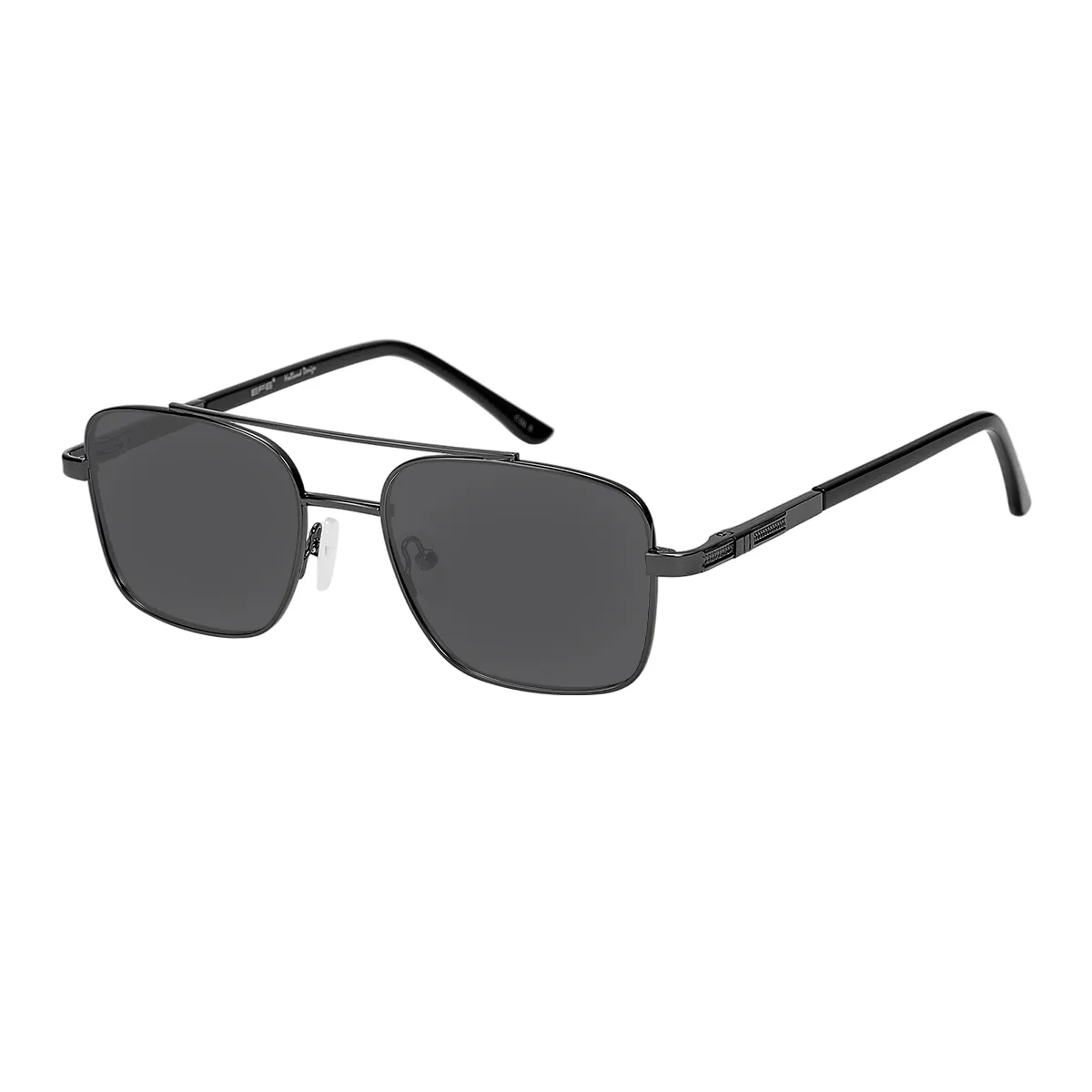 Elisha - Square Black Sunglasses for Men