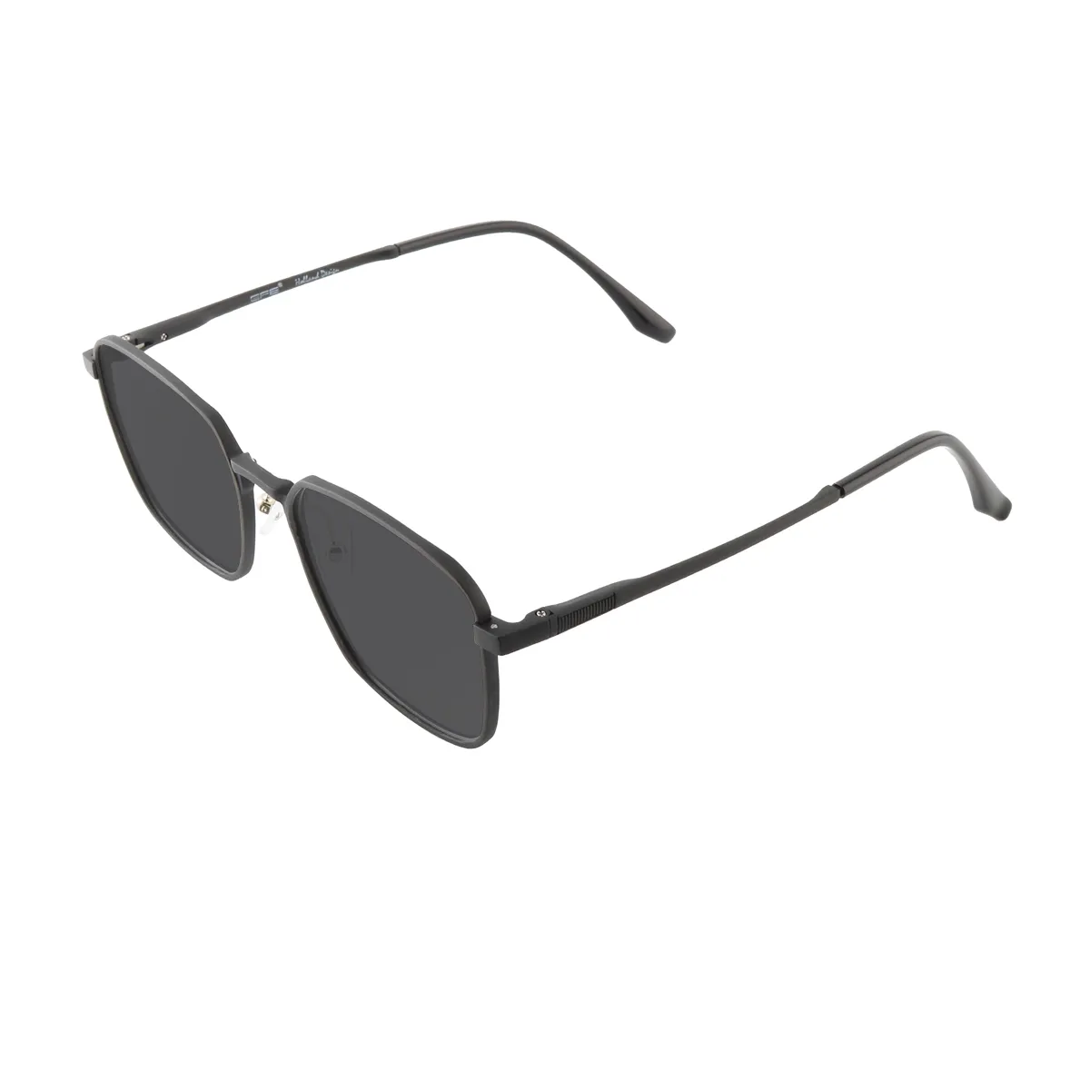 Blythe - Square Black Sunglasses for Men