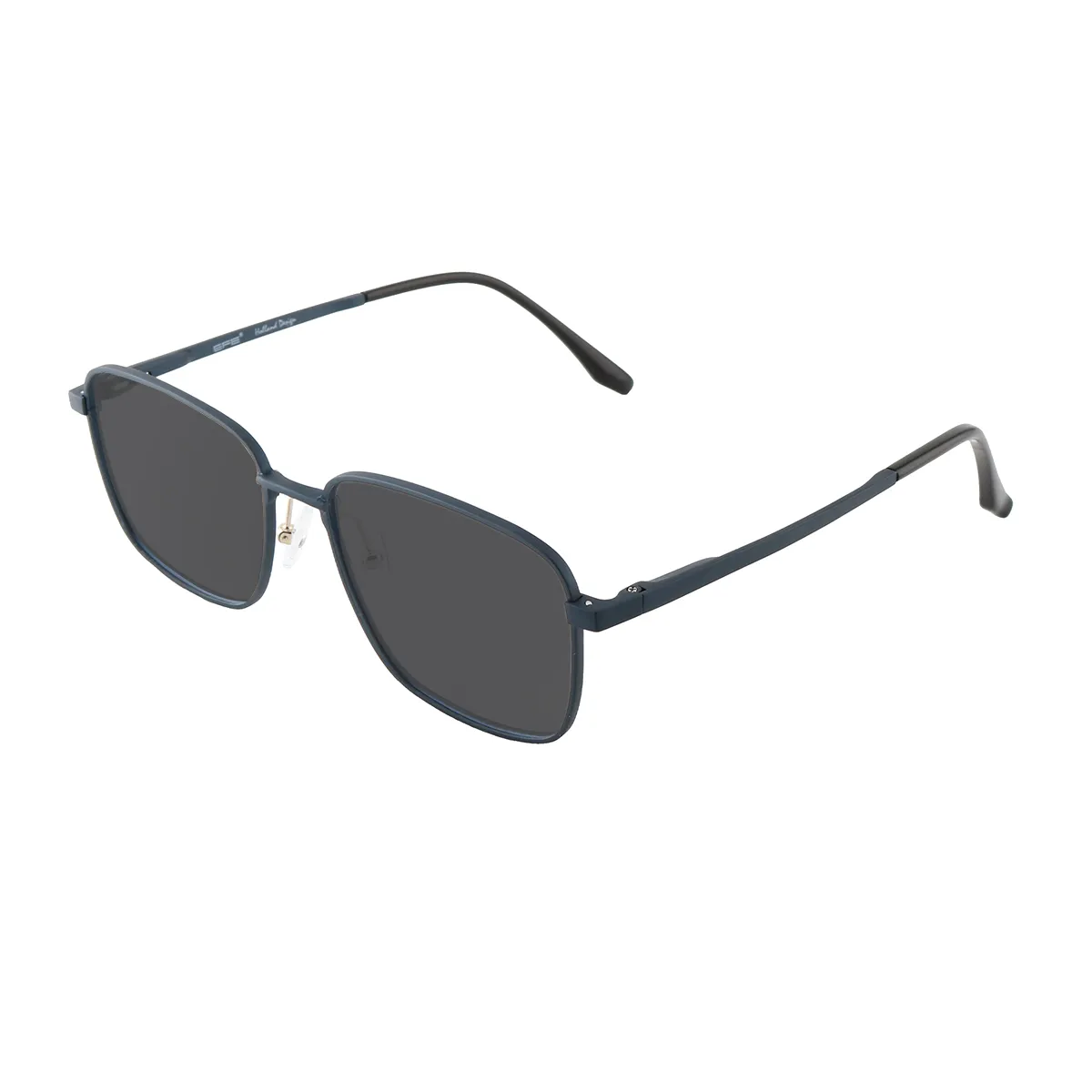 Jonas - Square Blue Sunglasses for Men