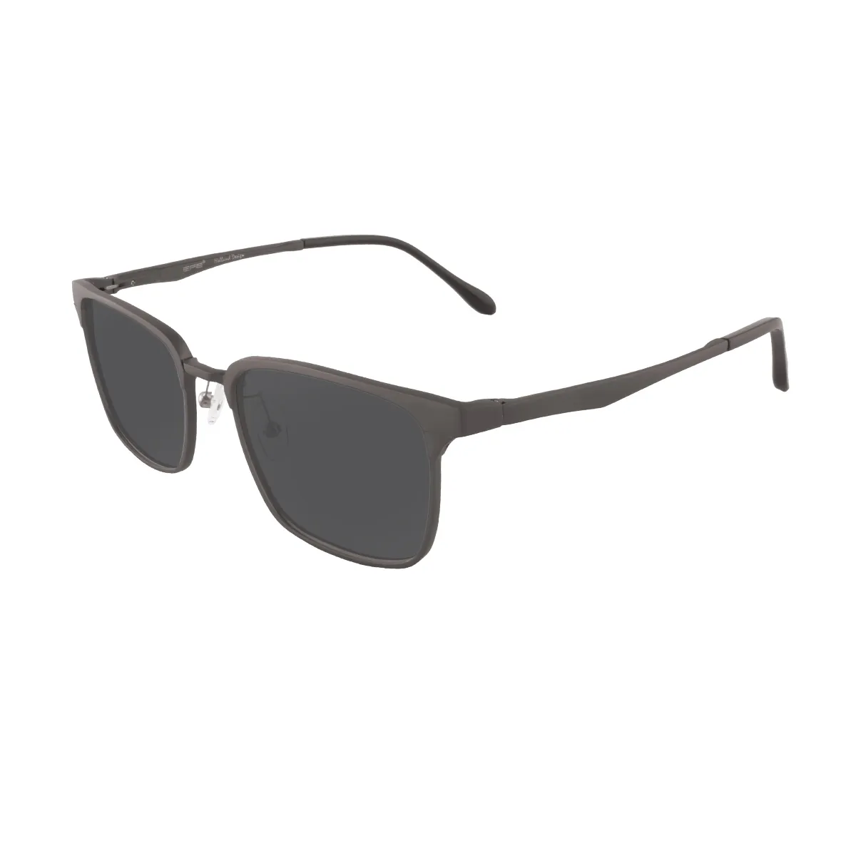 Hilton - Browline Black Sunglasses for Men