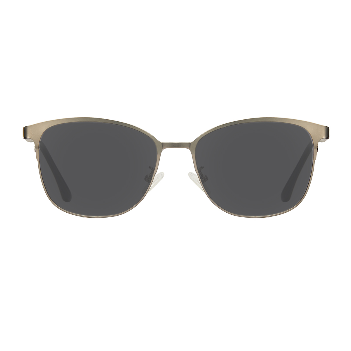 browline gunmetal sunglasses