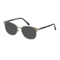 Craig - Browline Black-Gold Sunglasses for Men