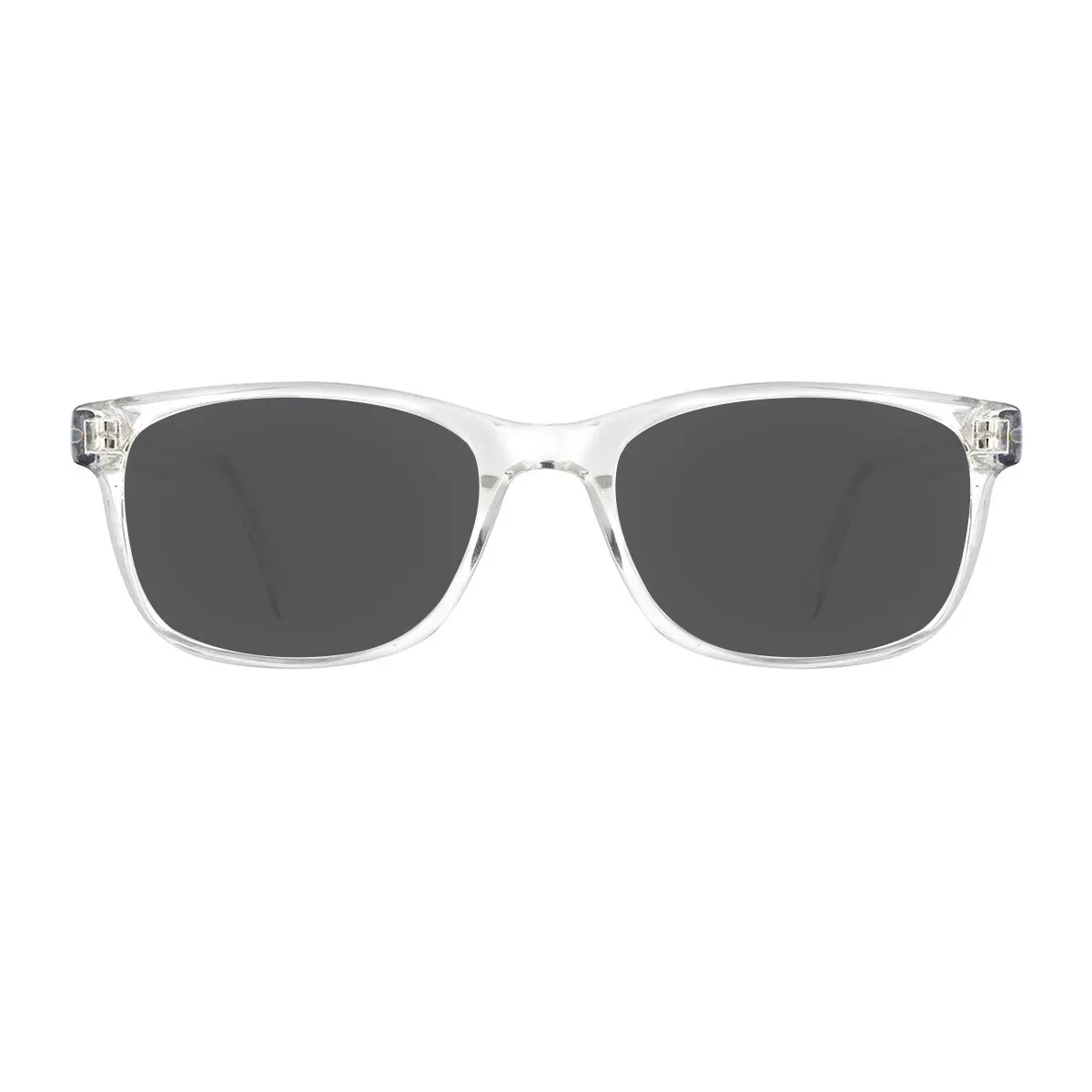 Business Rectangle Transparent  Sunglasses for Women & Men