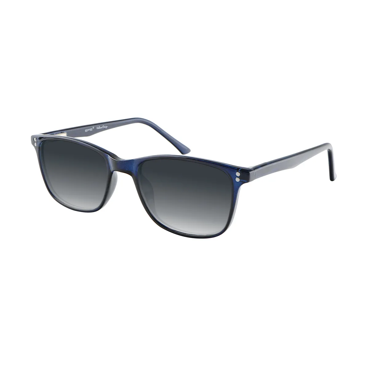 Dutton - Square Blue Sunglasses for Men & Women