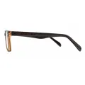 Pettit - Rectangle Black Sunglasses for Men & Women