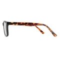 Ryder - Rectangle Brown Sunglasses for Men & Women