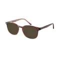 Marin - Rectangle Purple Sunglasses for Men & Women