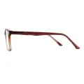 Marin - Rectangle Brown Sunglasses for Men & Women