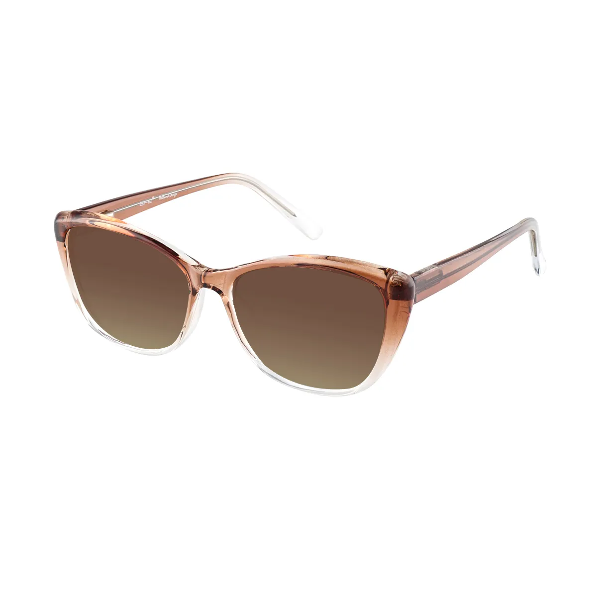 Abigail - Cat-eye Brown Sunglasses for Women