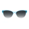 Abigail - Cat-eye Blue Sunglasses for Women