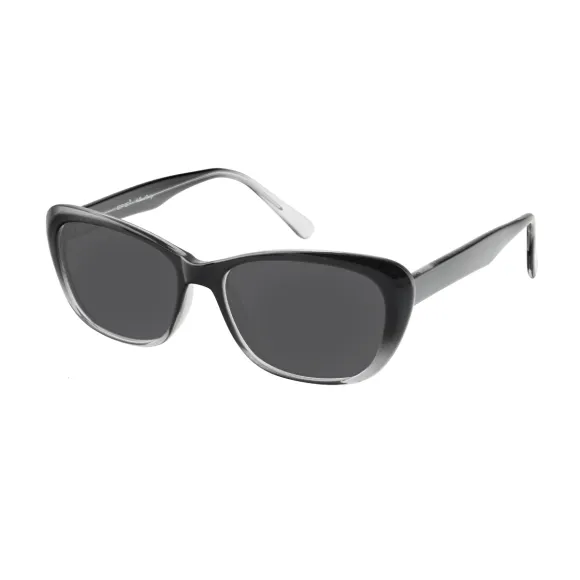 cat-eye gray sunglasses