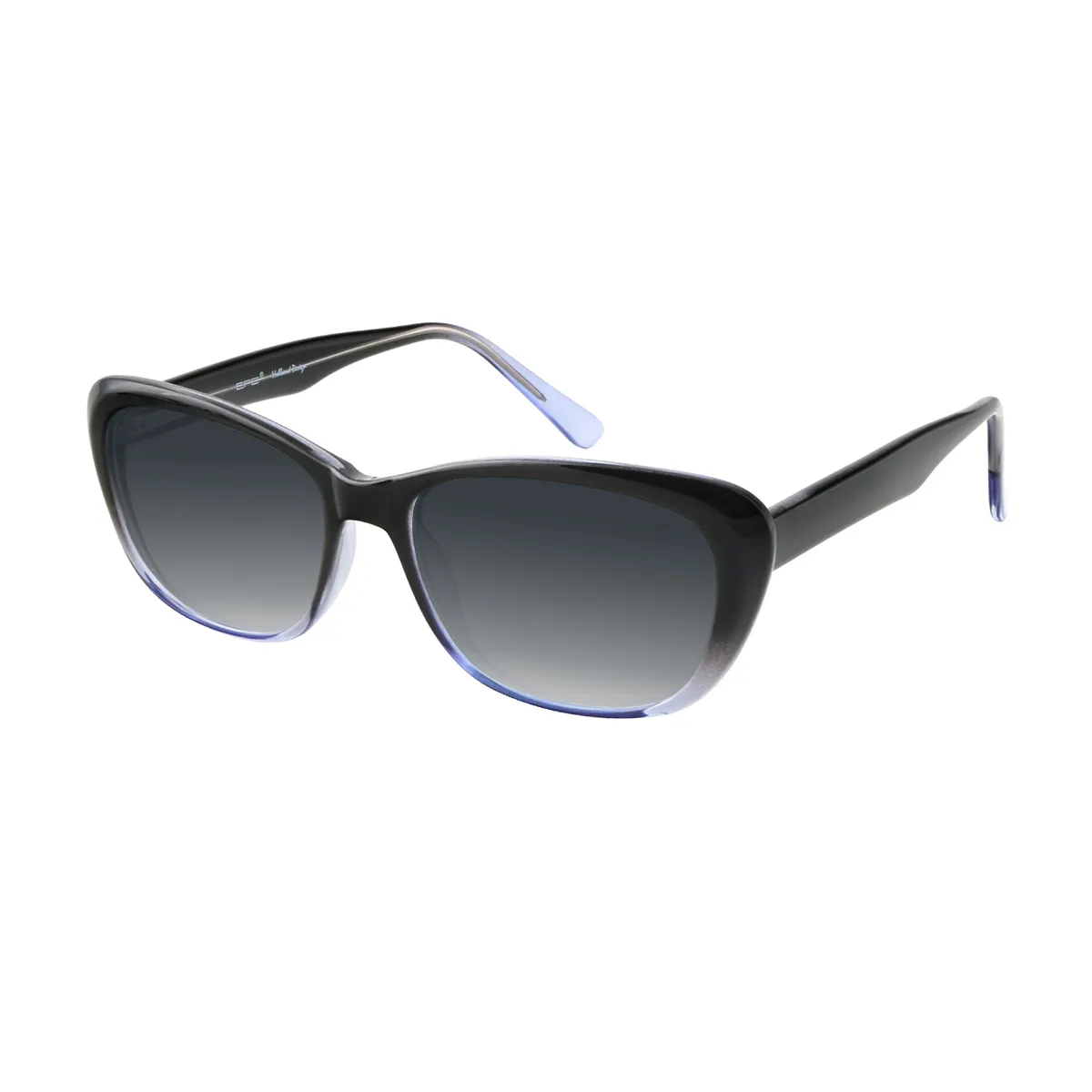 Mallory - Cat-eye Blue Sunglasses for Women