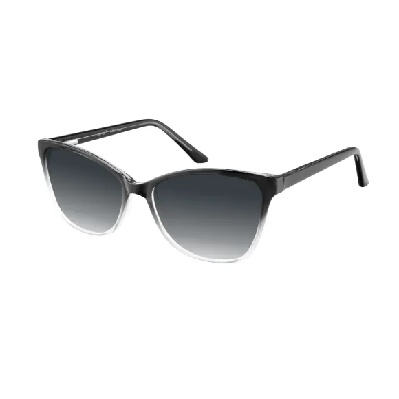 cat-eye transparent sunglasses