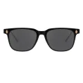 Nicolle - Square Black Sunglasses for Men