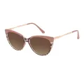 Inez - Cat-eye Cream Sunglasses for Women