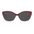 Saunders - Cat-eye Wine Sunglasses for Women