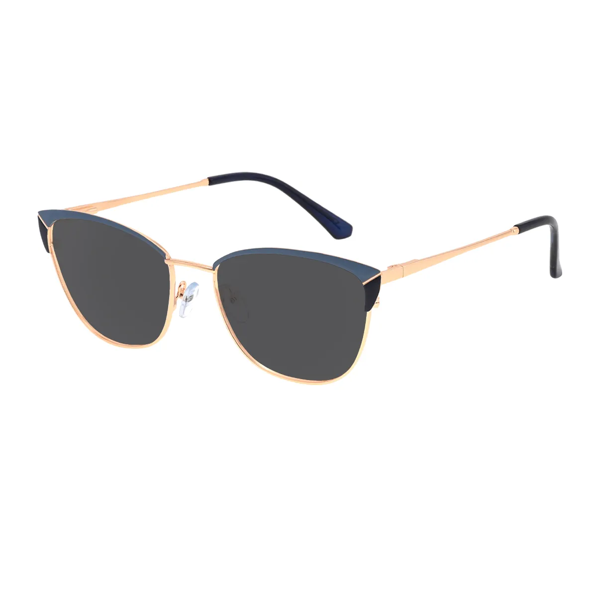 Anstey - Browline Blue Sunglasses for Women