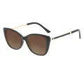 Mathilda - Cat-eye Black Sunglasses for Women