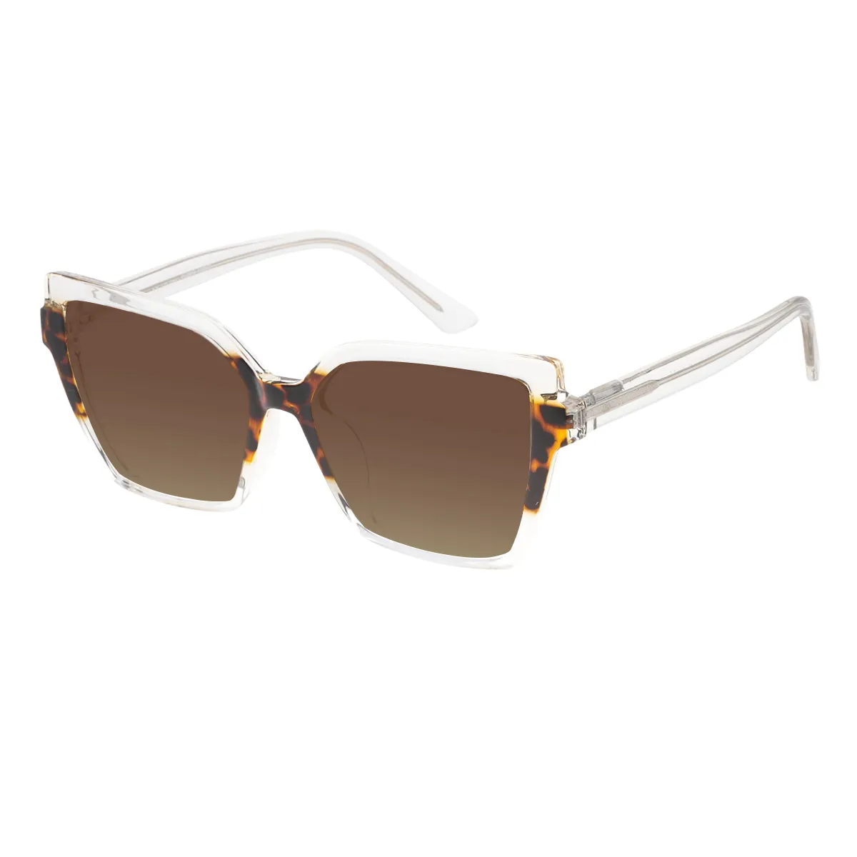 Vesta - Square Transparent Sunglasses for Women
