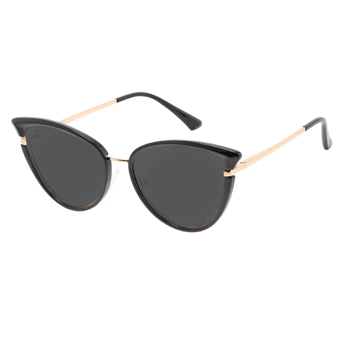 Fallon - Cat-eye Black Sunglasses for Women
