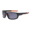 Jacky - Rectangle Black Sunglasses for Men