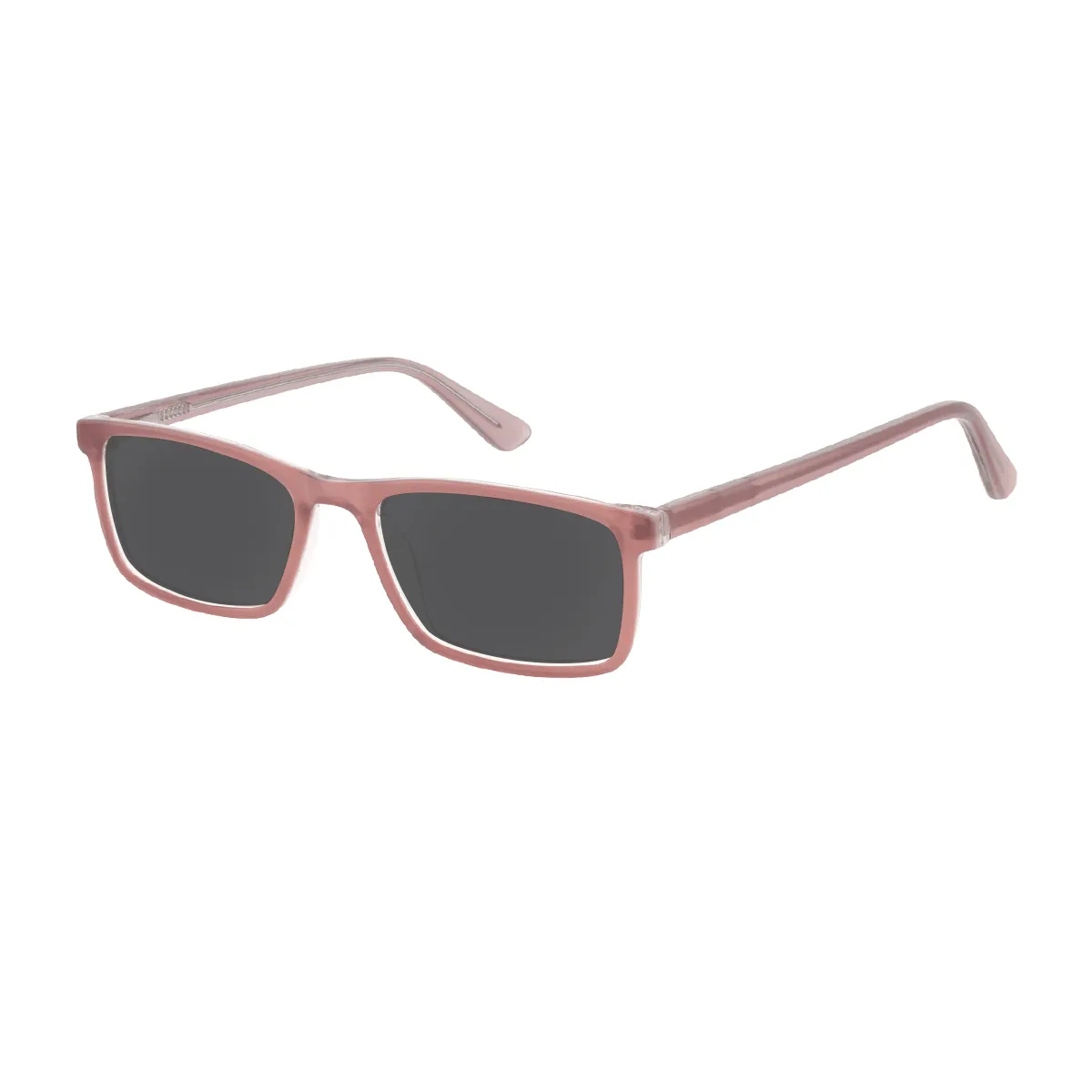 Mullins - Rectangle Pink Sunglasses for Men & Women