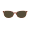 Tillie - Oval Orange Sunglasses for Women