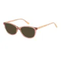 Tillie - Oval Tortoiseshell-pink Sunglasses for Women