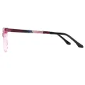 Ophelia - Square pink Sunglasses for Women