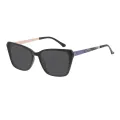 Davina - Square purple Sunglasses for Women