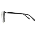 Renee - Cat-eye Black Sunglasses for Women