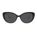 Heather - Cat-eye Blue-Tortoiseshell Sunglasses for Women
