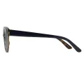 Heather - Cat-eye Blue-Tortoiseshell Sunglasses for Women