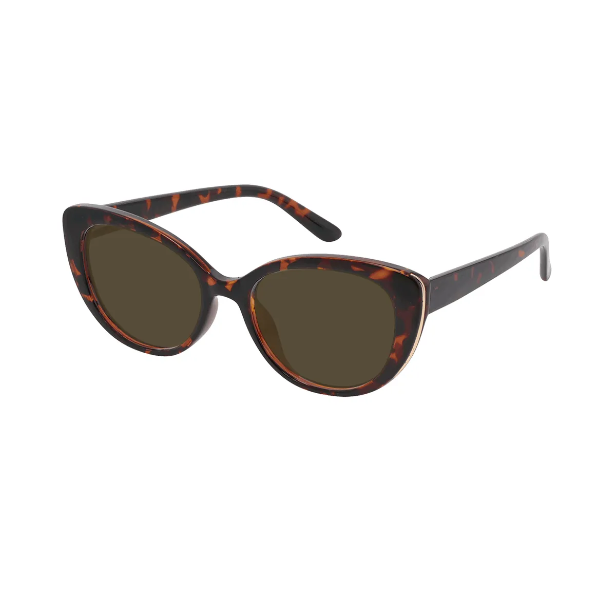 Heather - Cat-eye Tortoiseshell Sunglasses for Women
