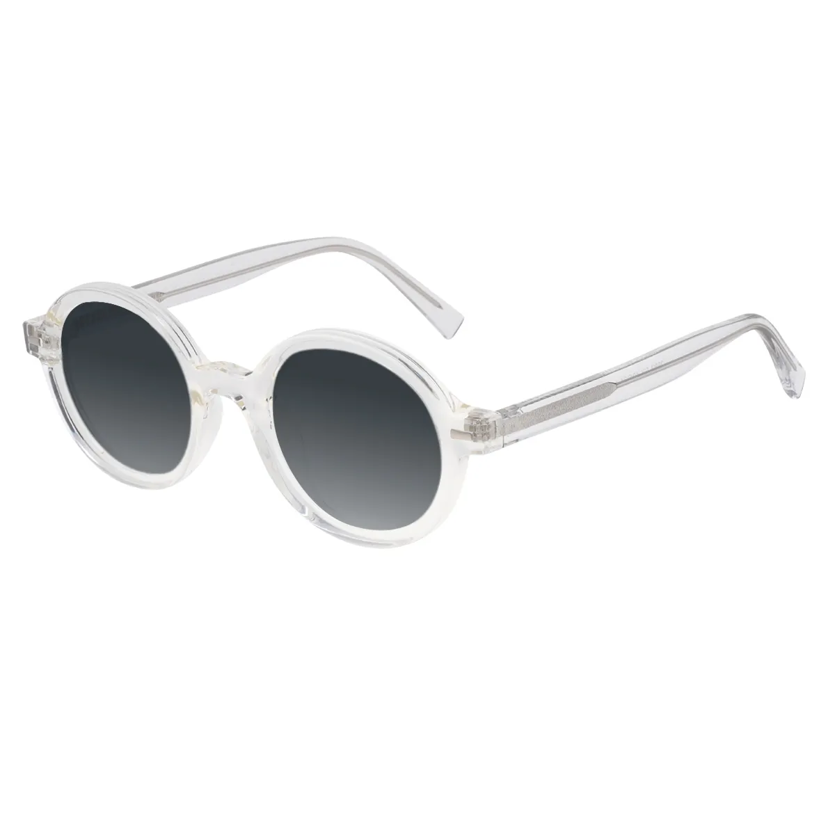 Elsy - Round Translucent Sunglasses for Men & Women
