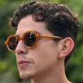 Elsy - Round Tortoiseshell Sunglasses for Men & Women