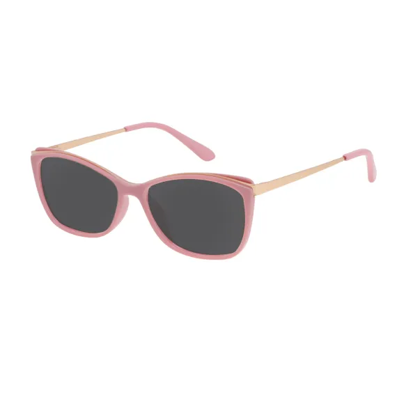 rectangle pink sunglasses